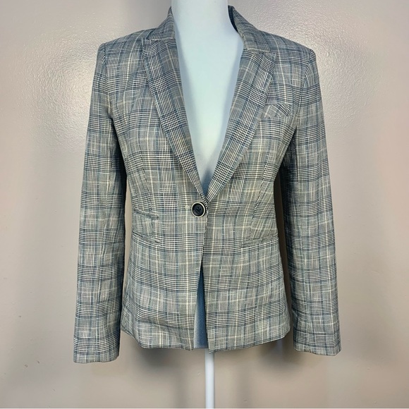Veronica Beard Gia Dickey Check Houndstooth Blazer Jacket - Picture 3 of 14